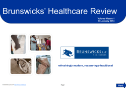 Issue 1 - Registered Nursing Home Association