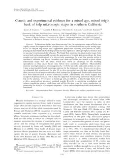 publication - SDSU Biology Department