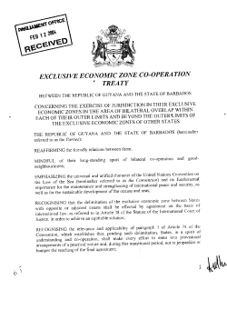 exclusive economic zone co-operation treaty