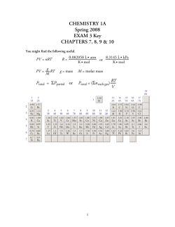 Adobe Acrobat Version of the Spring 2008 Exam 3 Key