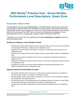 Likely to Pass - GED Testing Service