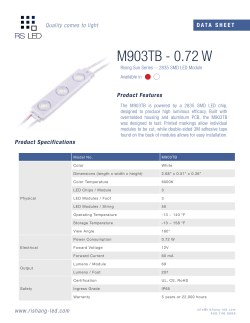 M903TB - 0.72 W - Rishang LED Inc.