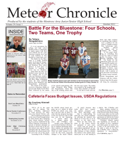 October 2012 Issue  - the Montrose Area School District