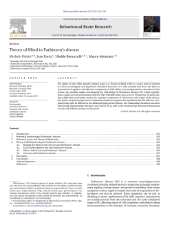 Theory of Mind in Parkinson`s disease