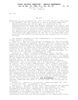 COUNTY RECORDS COMMITTEE