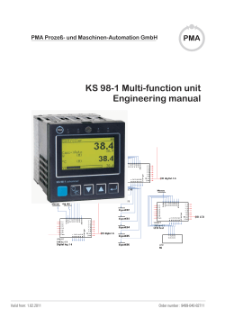 KS 98-1 Full Manual - West Control Solutions