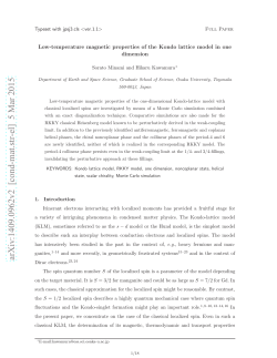 Low-temperature magnetic properties of the Kondo lattice model in