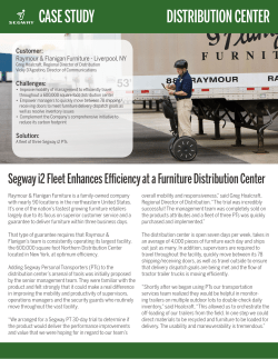 distribution center case study