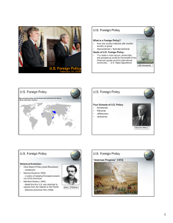 Foreign Policy - Georgia Standards