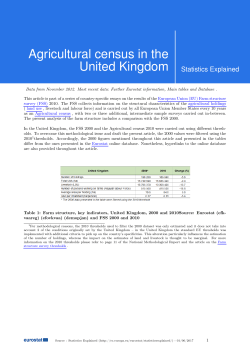 Agricultural census in the - European Commission