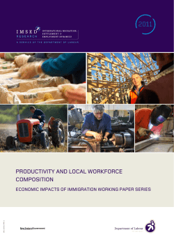 Production and Local Workforce Composition [PDF 377KB]