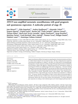 A molecular portrait of stage 4S