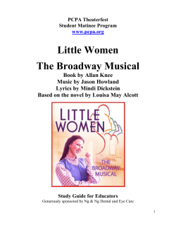 Little Women The Broadway Musical