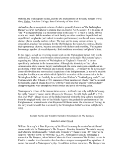 20. Intrusions by Others in Shakespeare`s Writings