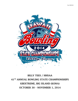 Coaches Information Packet - Hawaii High School Athletic Association