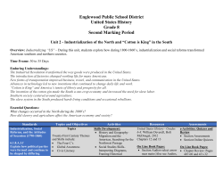 Englewood Public School District United States History Grade 8