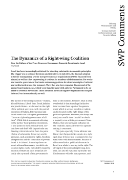 The Dynamics of a Right-wing Coalition. How the Failure of the