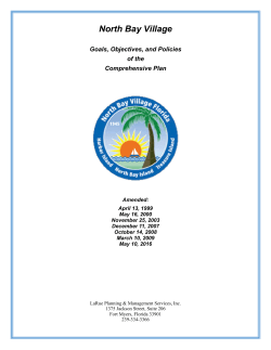 North Bay Village Comprehensive Plan