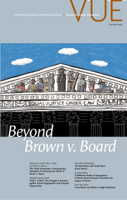 Beyond Brown v. Board - Annenberg Institute for School Reform