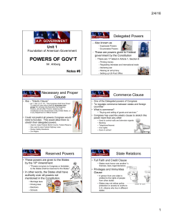6-Powers of Government