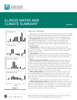April 2017 - Illinois State Water Survey
