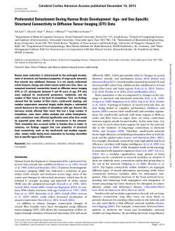 Preferential Detachment During Human Brain Development: Age