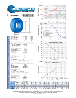 145 - Micrometals Arnold