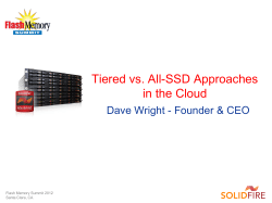 Tiered vs. All-SSD Approaches in the Cloud