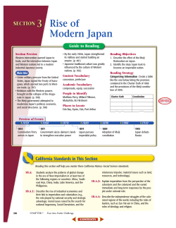 Rise of Modern Japan