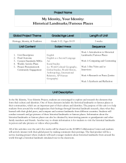full unit plan - iEARN`s BRIDGE Program