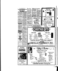 ra LO WV ILLE PHARMACY , IN C . CHRISTMAS