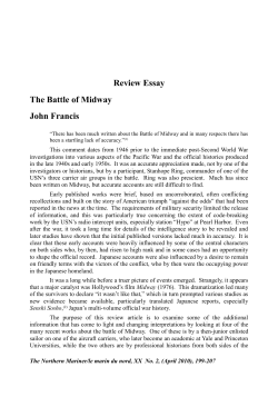 The Battle of Midway - Canadian Nautical Research Society