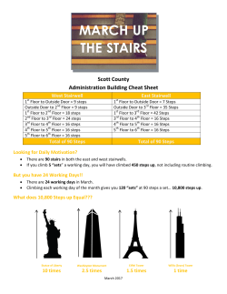 Admin Building Stair Count Cheat Sheet