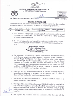 This moy pleose be noted thot Bid received ofter the scheduled dote