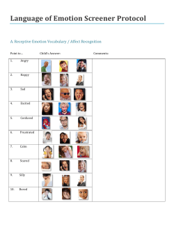 Emotional Language Screen