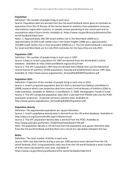 Data Sources Overview