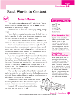 Read Words in Context