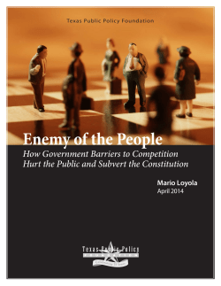 Enemy of the People - Texas Public Policy Foundation