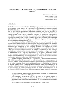 annotating early modern english texts in the