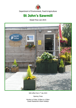 St John`s Sawmill - Isle of Man Government