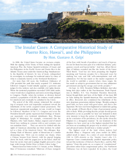 The Insular Cases - Federal Bar Association