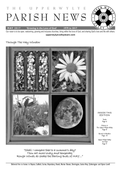 May 2017 - The Upper Wylye Valley Team