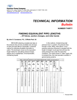 TIB-30 Finding Equivalent Pipe Lengths