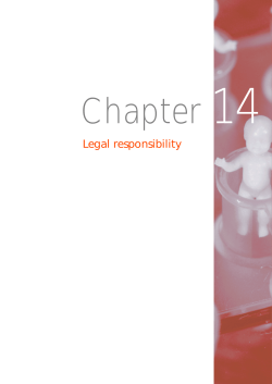 Legal responsibility