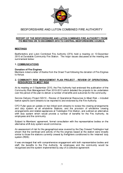 bedfordshire and luton combined fire authority