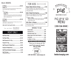 a printable Takeout Menu!