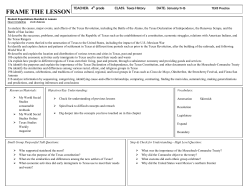 frame the lesson - Trinity Basin Preparatory