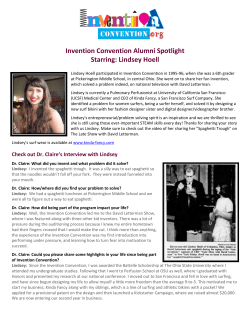 Invention Convention Alumni Spotlight Starring: Lindsey Hoell