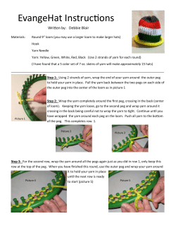JFHP - EvangeHat Loom Instructions