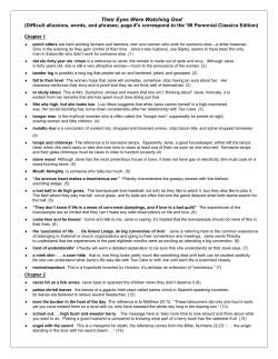 Their Eyes Were Watching God